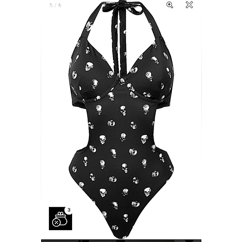 🏷️ BNWT KILLSTAR *REBEL FATE* SWIMSUIT ONE PUECE CUT OUT BODYSUIT~SMALL